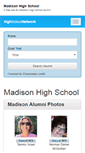 Mobile Screenshot of madisonhighschoolalumni.com